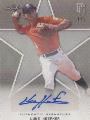 2020 Leaf Perfect Game National Showcase - Luke Heefner #BA-LH1