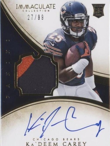 2014 Panini Immaculate Collection Ka'Deem Carey #133