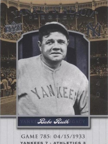2008 Upper Deck - Babe Ruth #YSL785