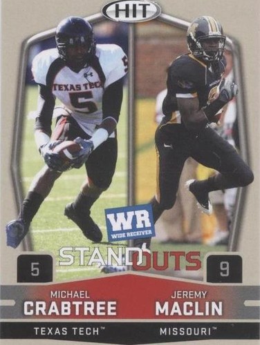 2009 SAGE Hit Jeremy Maclin Michael Crabtree #54