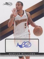 2008-09 Topps Signature - Marcus Williams #TSA-MW
