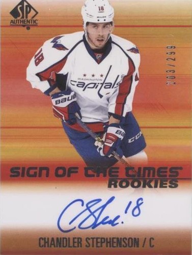 2015-16 SP Authentic - Chandler Stephenson #SOTR-CS