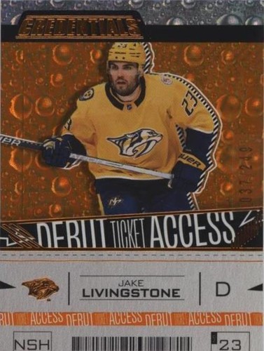 2023-24 Upper Deck Credentials - Jake Livingstone #102
