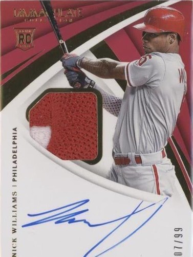 2018 Panini Immaculate Collection - Nick Williams #36