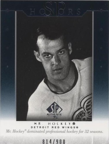 2003-04 SP Authentic - Gordie Howe #H4