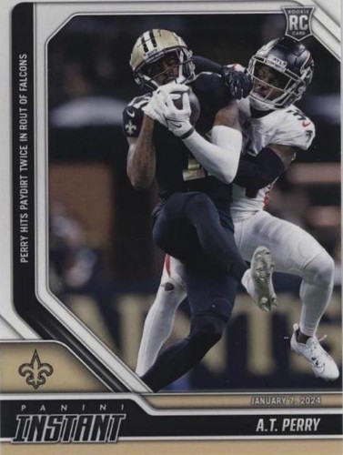 2023 Panini Instant NFL A.T. Perry #124