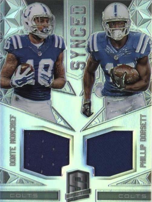 2016 Panini Spectra Donte Moncrief Phillip Dorsett #10