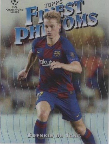 2019-20 Topps Finest UCL Frenkie de Jong #FP-FD