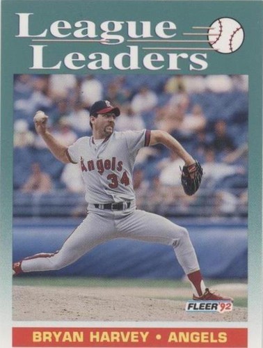 1992 Fleer - Bryan Harvey #696