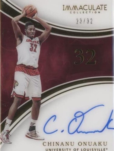 2016-17 Panini Immaculate Collection Collegiate - Chinanu Onuaku #82