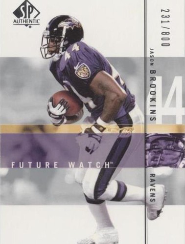 2001 SP Authentic Jason Brookins #180