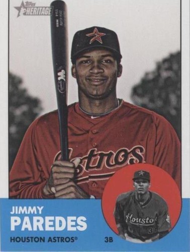 2012 Topps Heritage - Jimmy Paredes #45