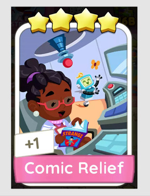 Monopoly Go   4 18-1 Comic Relief   FAST DELIVERY  