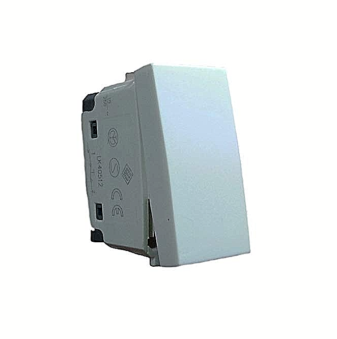 Interruttore Commutatore Extrastar 16a 220v 1 Modulo da Incasso Bianco