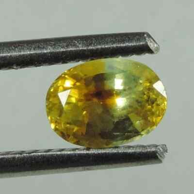 1.4 cts multi color sapphire faceted oval cut montana