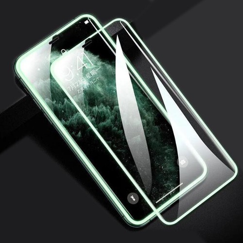 For iPhone 15 14 13 Pro Max 12 11 X 8 6 Luminous Tempered GLASS Screen Protector