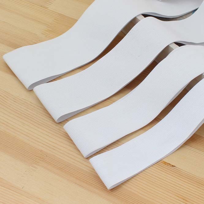 Set 4 Pezzi Elastico Biancheria Cucito Sarta Mutande Boxer Bianco 1,2cmx2,9m dfh