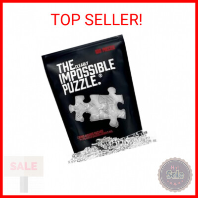 The Clearly Impossible Puzzle   100, 200, 500, 1000 Pieces Hard Puzzle for Adult