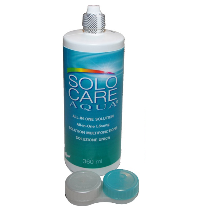 4x360 ml Menicon Solocare Aqua Pflegemittel 