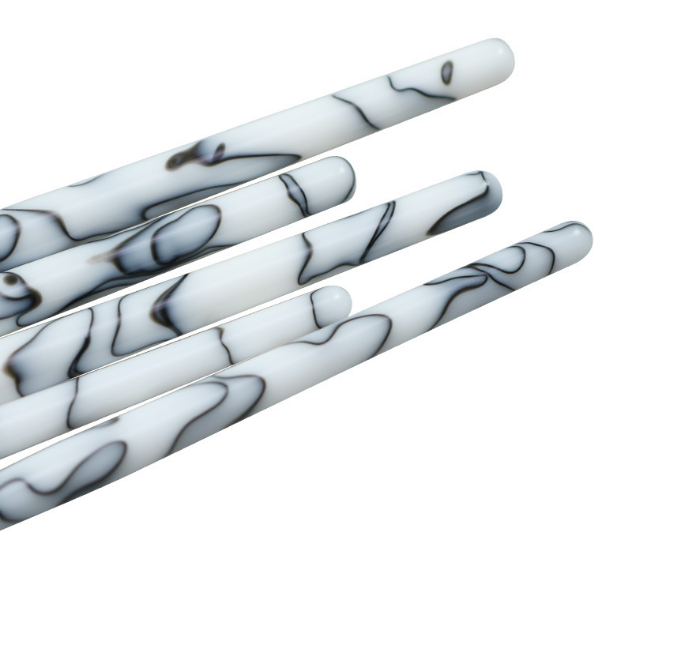 Kolinsky Acrylic Nail Brush Oval Marble Handle Manicure Tools Size 6-24 US