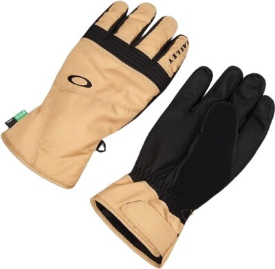OAKLEY Snow 2024 ROUNDHOUSE Men's Gloves - Light Curry - Large - NWT