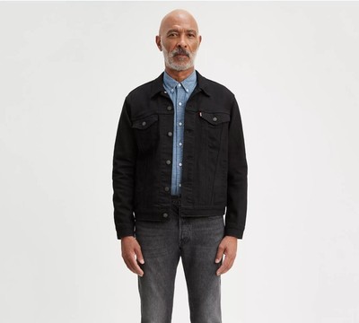 Levi's  Premium TRUCKER JACKET Dark Horse Black Men s Medium