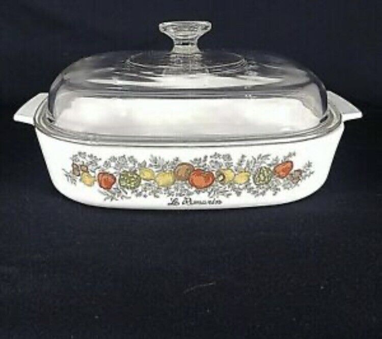 Vintage Corning Ware 1960’s Spice of Life Pyrex La Romarin