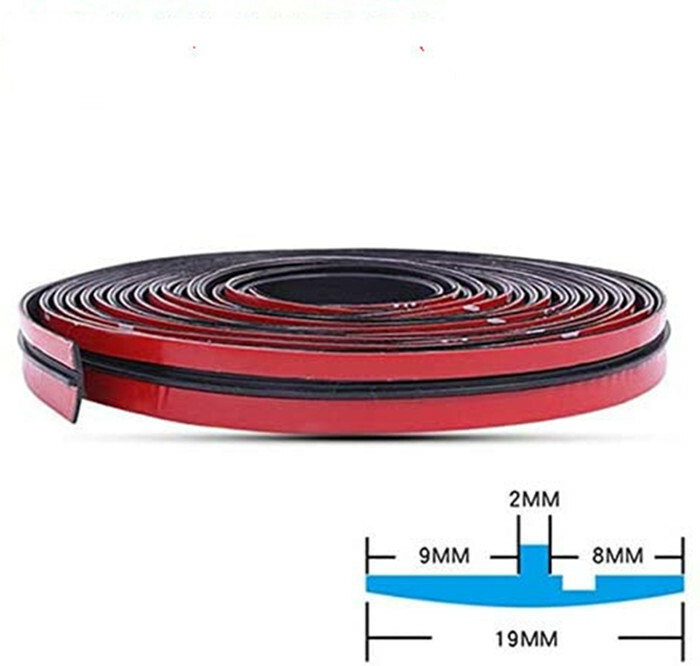 3M/10FT Car Rubber Front Rear Windshield Panel Seal Strip Sealed Moulding Trim