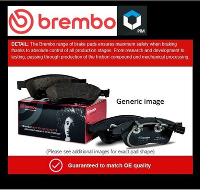 Brake Pads Set fits DODGE CALIBER 2.2D Rear 10 to 11 ENE Brembo 05191271AA New