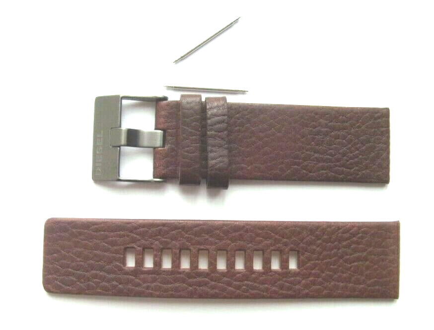 【新品.完売品】THE TOE EMIRATES TRACKDENIMPANTS DIESEL Original Replacement Leather Strap DZ4256 Watch Strap