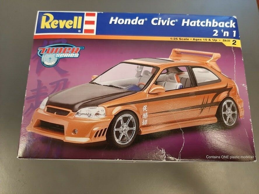 Tamiya Honda Civic Hatchback プラモデル Honda Civic Hatchback Kit C-451 / Tamiya USA