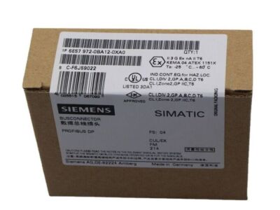 6ES7972-0BA12-0XA0 1PCS NEW SIEMENS BUSCONNECTOR PROFIBUS DP 6ES7972-0BA12-0XA0