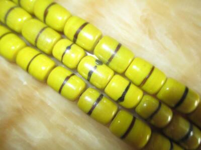 8X12mm yellow Turkey Turquoise Gemstones Abacus Loose Beads 15 ##KH210   