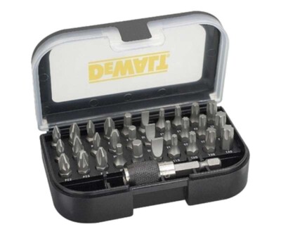 KIT SET 31 pz PORTAINSERTI MAGNETICO E 30 BITS BIT INSERTI PER AVVITATORE DEWALT