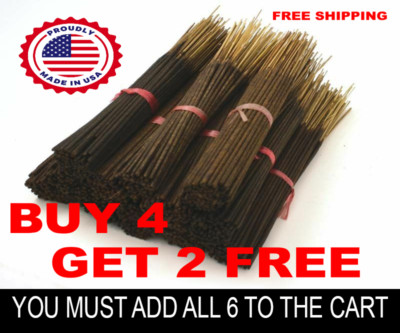 DOUBLE DIPPED and Rolled Incense Sticks - SCENTED INCENSE STICKS  11'' Sticks 50