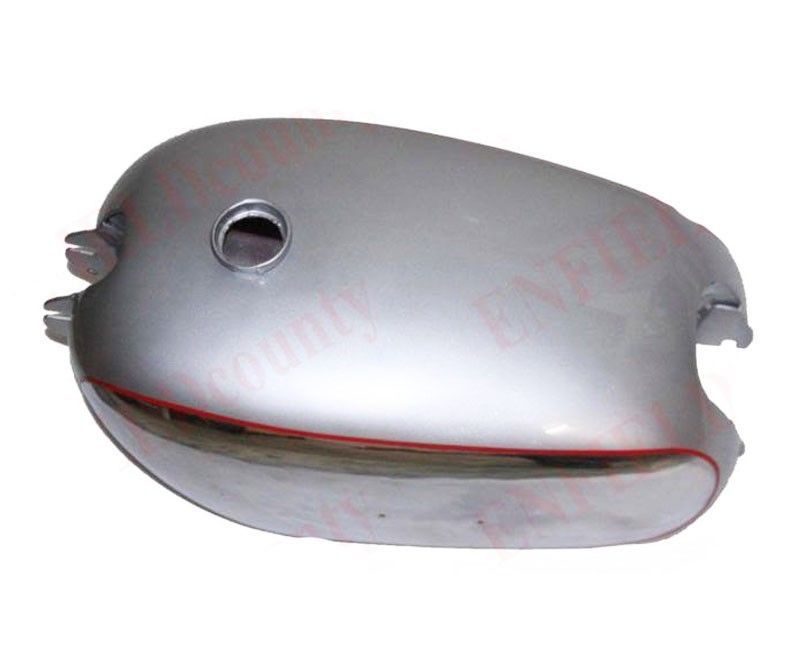 1950 BSA Golden Flash A10 Silver & Chrome Fuel Petrol Tank With Taps & Cap  