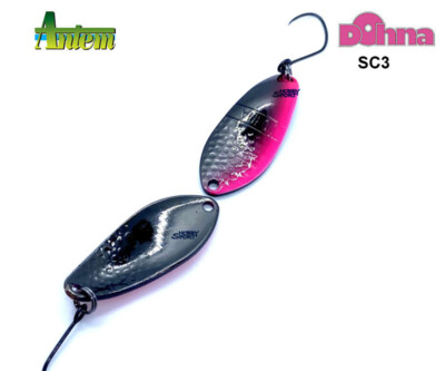 ANTEM SPOON DOHNA 3 GR COL. SC3 BLACK CHROME PINK JAPAN TROUT AREA SPINNING