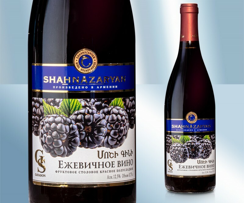 Fruchtdessertwein Brombeeren Wein Fruchtwein Вино ежевичное фруктовое12,5% 750мл