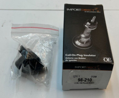 QTY 10 Import Direct 98-210 Ignition Coil on Plug Boot Insulator | Black