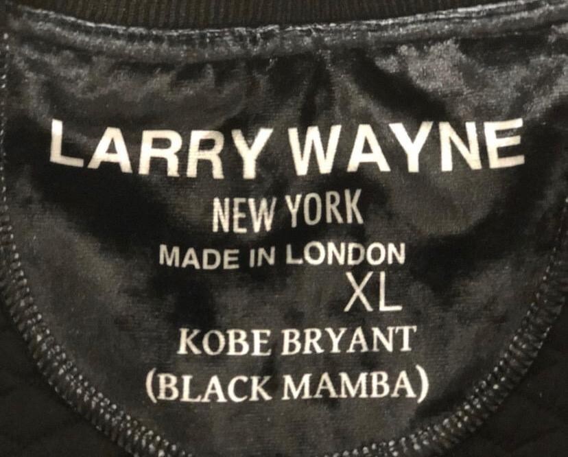 Pre-owned New York Kobe Bryant Fitted Luxury  Jacket Mens Small In Black/gold /purple