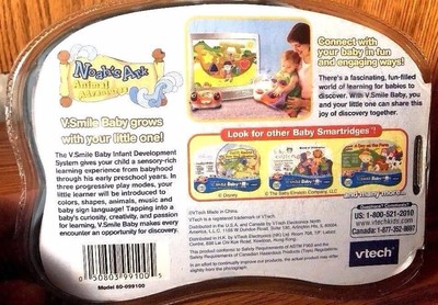 Vtech V.smile Baby, Noah’s Animal Adventure For Infant Development System