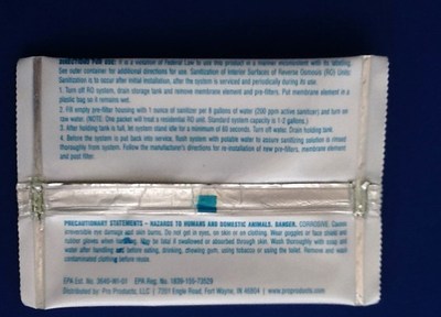 HYDRO-LOGIC STEALTH SMALL BOY 200 COMPLETE FILTER PACK - 50 GPD MEMBRANE