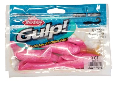 Berkley Gulp! Swimming Mullet Pink 6''