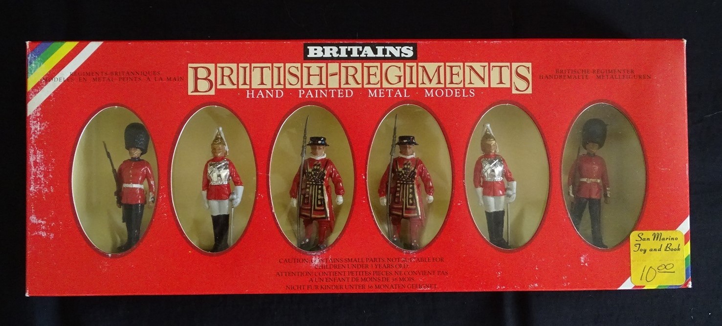 Britains Ltd. England British Regiments Boxed 6 Soldier Set