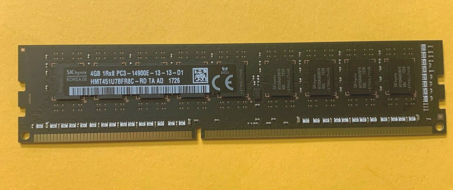 SK hynix 4GB DDR3 メモリ PC3-14900E 4枚 HYNIX HMT451U7AFR8C-RD PC3-14900E DDR3-1866 4GB 1RX8 for