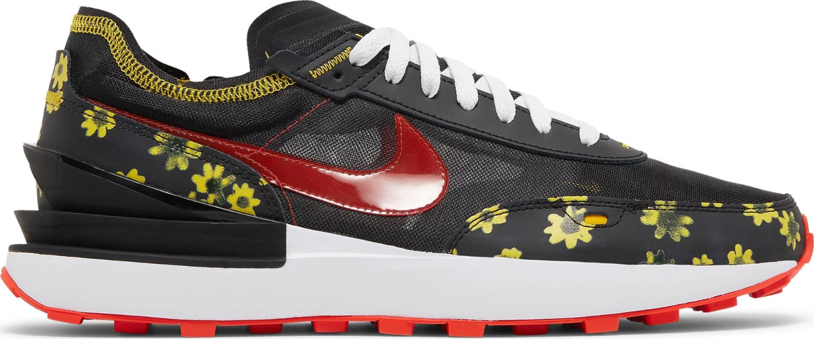 

Кроссовки Nike Waffle One Sunflower Black Red White Yellow DQ7637-001 мужские 9, Черный, Nike Waffle One