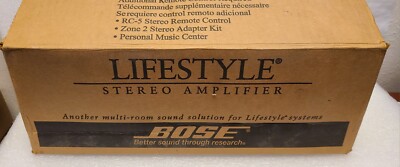 BOSE AMP 1V Lifestyle Stereo Amplifier w/ Power Supply New Open Box