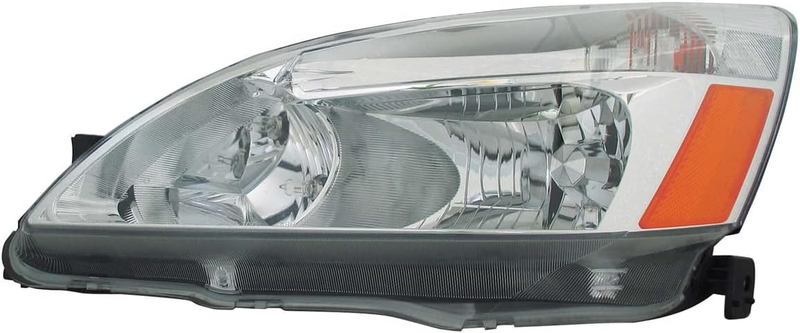 Left Headlight Assembly Compatible with 2003-2007 Honda Accord
