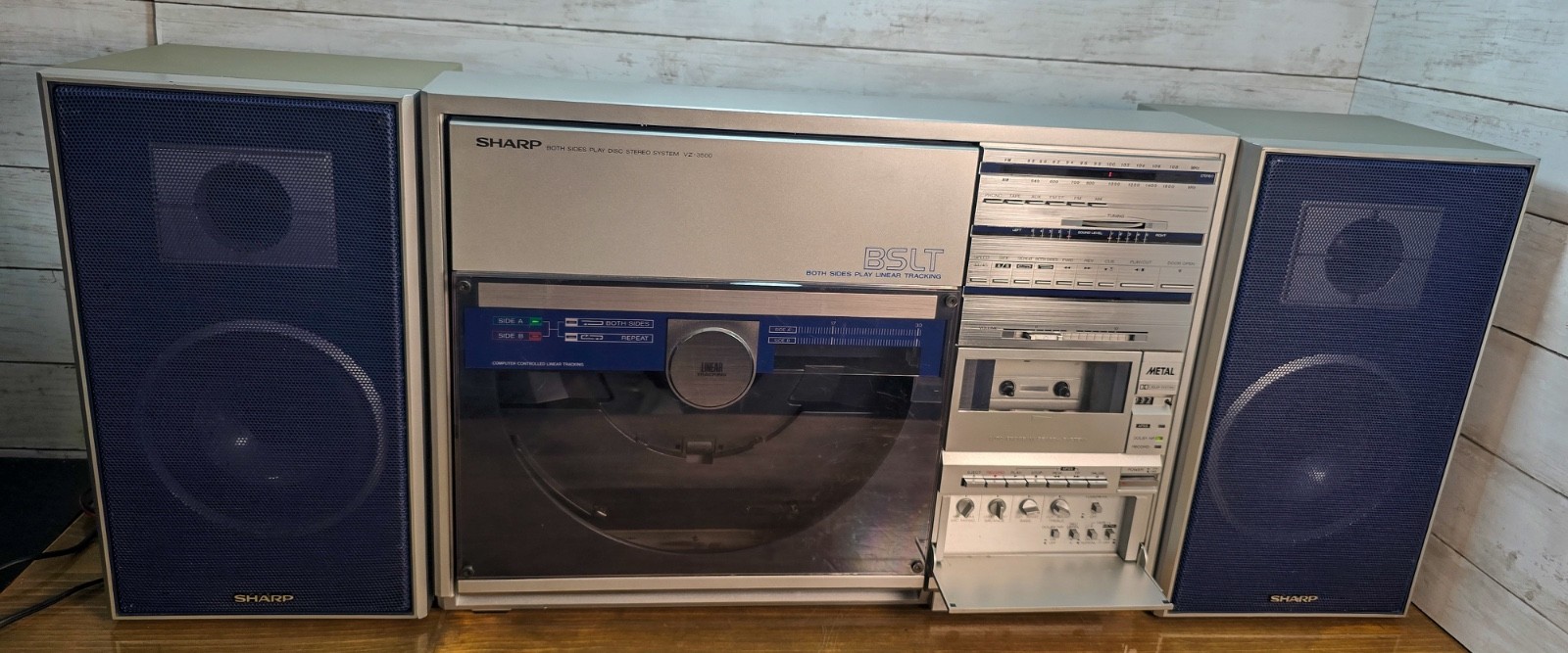 RARE Vintage Sharp VZ-3500 BSLT Linear Tracking Record