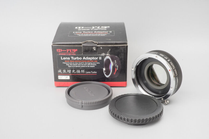Zhong Yi Lens Turbo Adapter Ii Canon Ef Mount To Sony E Mount Ef - E Mount Aps-c